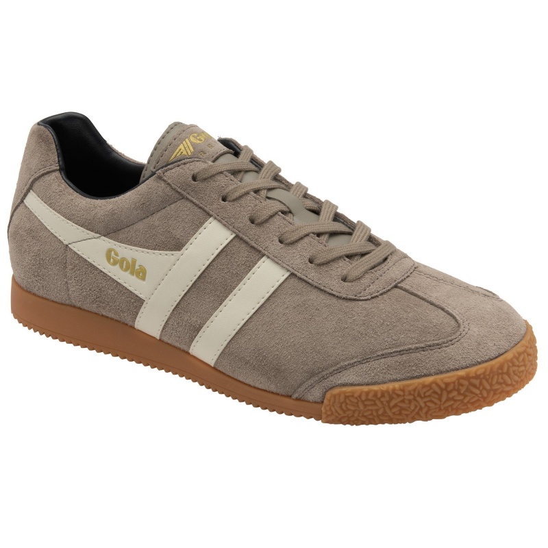 Basket Gola Classics Daim Homme Blanche | 4609-ZJPOY