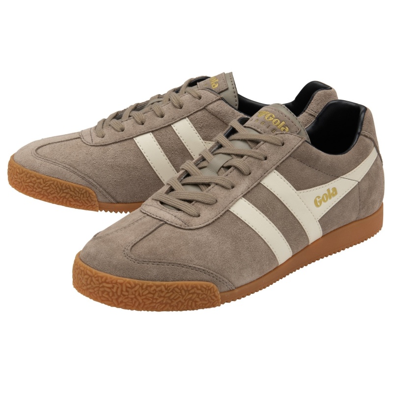 Basket Gola Classics Daim Homme Blanche | 4609-ZJPOY