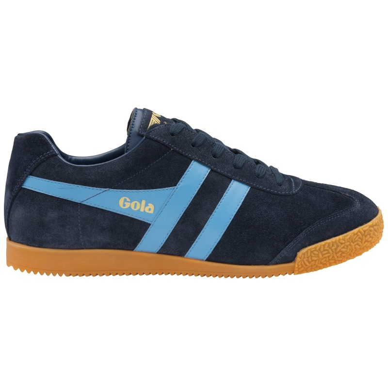 Basket Gola Classics Daim Homme Bleu Marine | 5703-AKONL