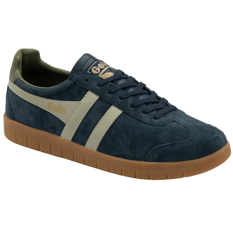 Basket Gola Classics Daim Homme Bleu Marine | 7285-JHLXA