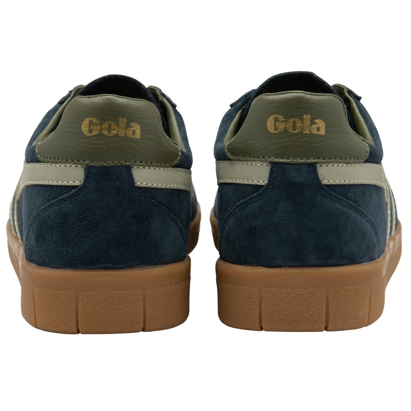 Basket Gola Classics Daim Homme Bleu Marine | 7285-JHLXA