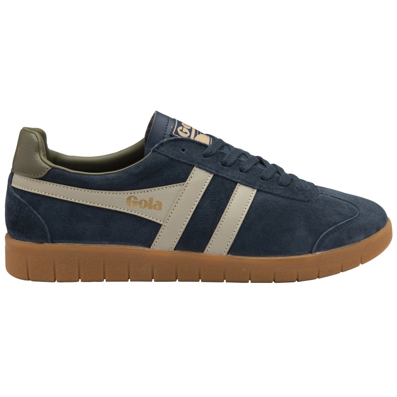 Basket Gola Classics Daim Homme Bleu Marine | 7285-JHLXA