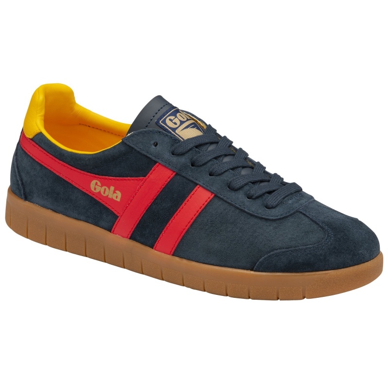 Basket Gola Classics Daim Homme Bleu Marine | 0384-TYHXZ