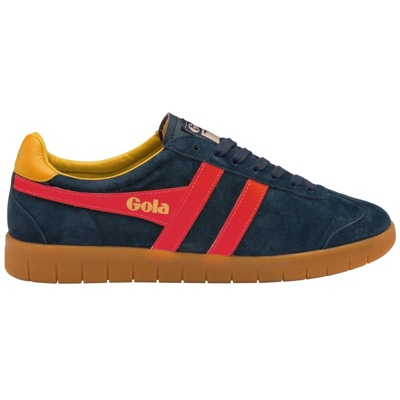 Basket Gola Classics Daim Homme Bleu Marine | 0384-TYHXZ