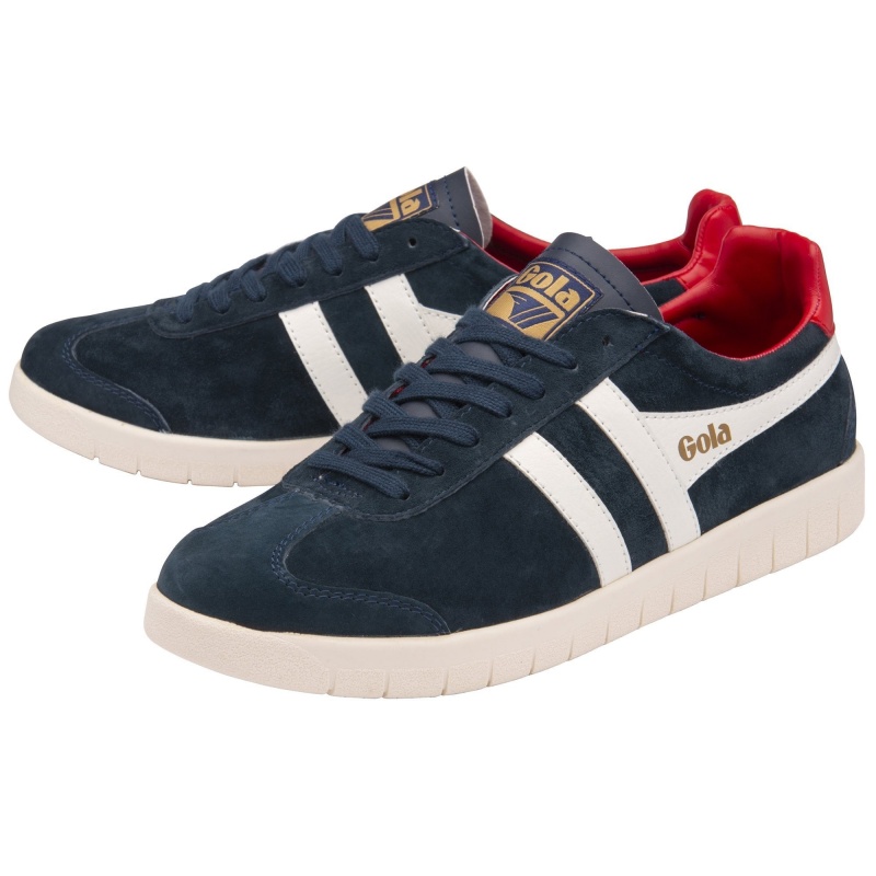 Basket Gola Classics Daim Homme Bleu Marine | 0769-KATJF