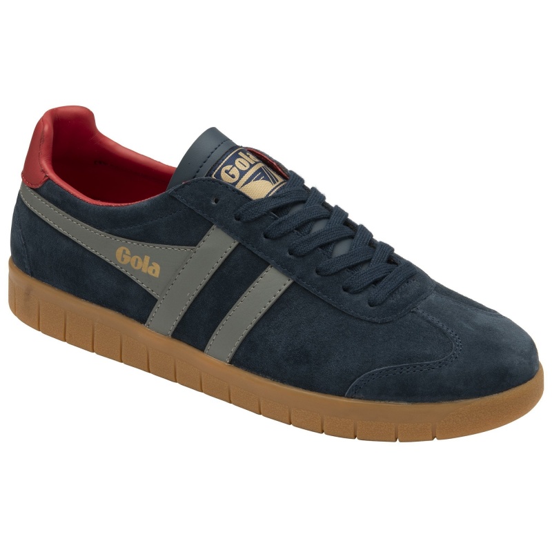 Basket Gola Classics Daim Homme Bleu Marine | 4579-MLCPF