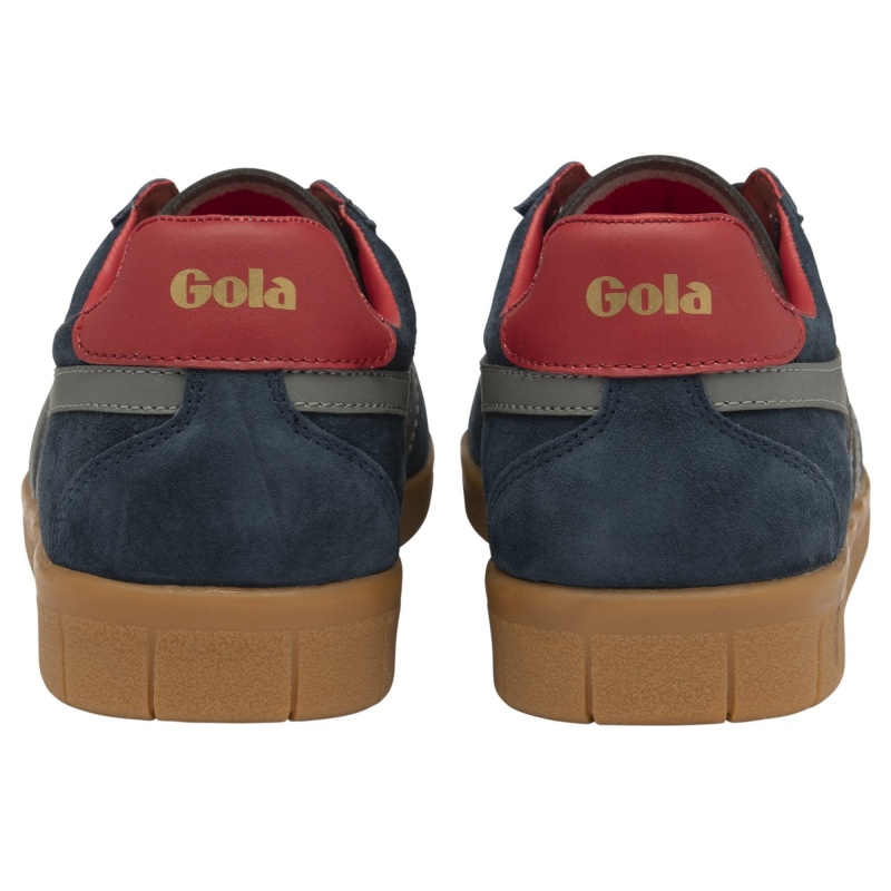 Basket Gola Classics Daim Homme Bleu Marine | 4579-MLCPF