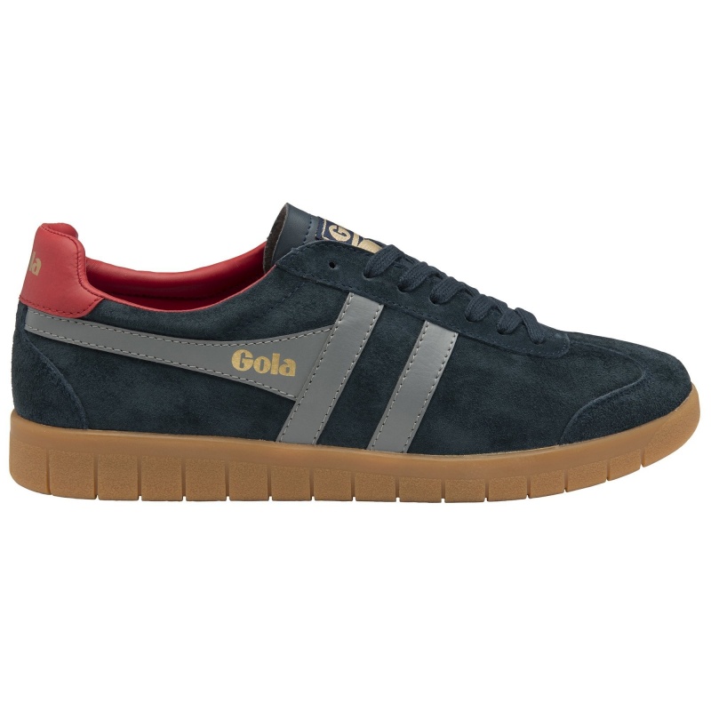 Basket Gola Classics Daim Homme Bleu Marine | 4579-MLCPF