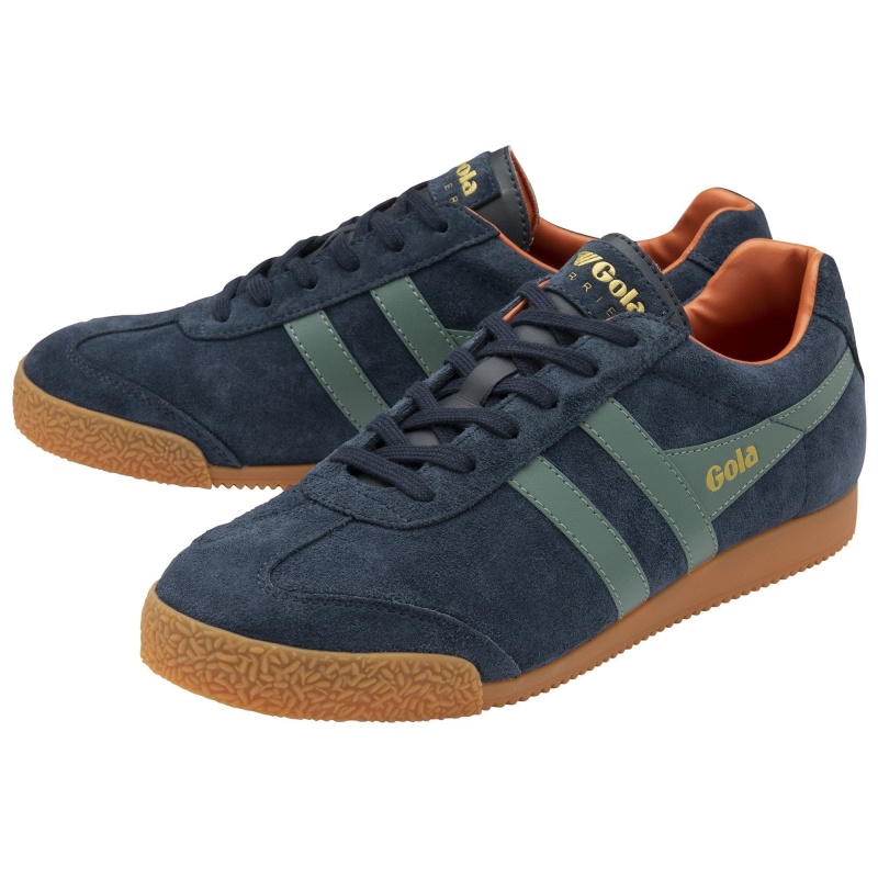 Basket Gola Classics Daim Homme Bleu Marine | 4679-CJIUR