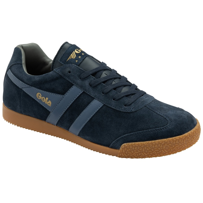 Basket Gola Classics Daim Homme Bleu Marine | 3120-QIJVX