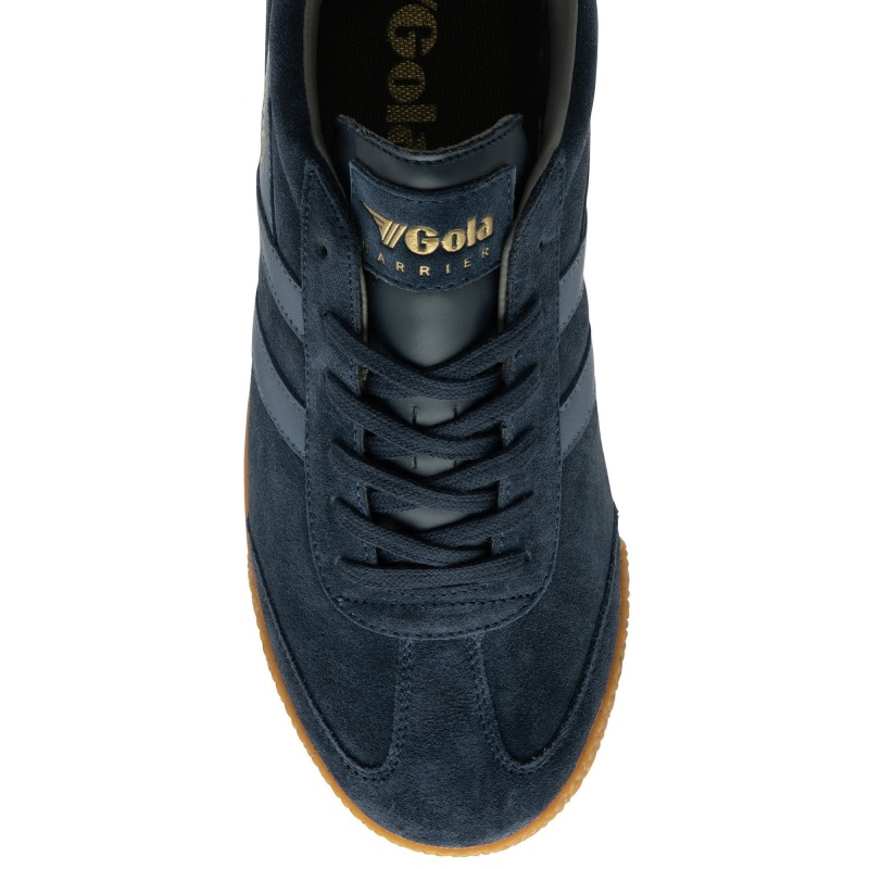 Basket Gola Classics Daim Homme Bleu Marine | 3120-QIJVX