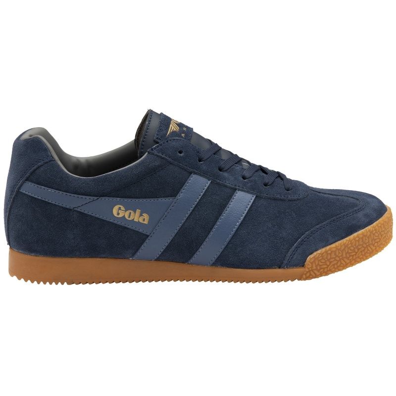 Basket Gola Classics Daim Homme Bleu Marine | 3120-QIJVX