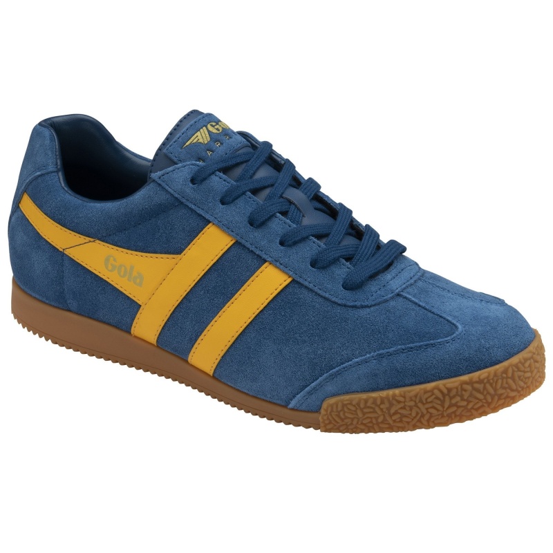 Basket Gola Classics Daim Homme Bleu | 6901-NWXED