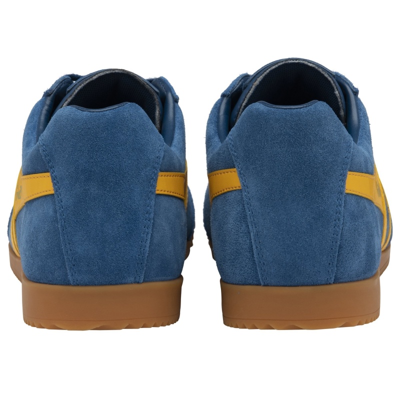 Basket Gola Classics Daim Homme Bleu | 6901-NWXED