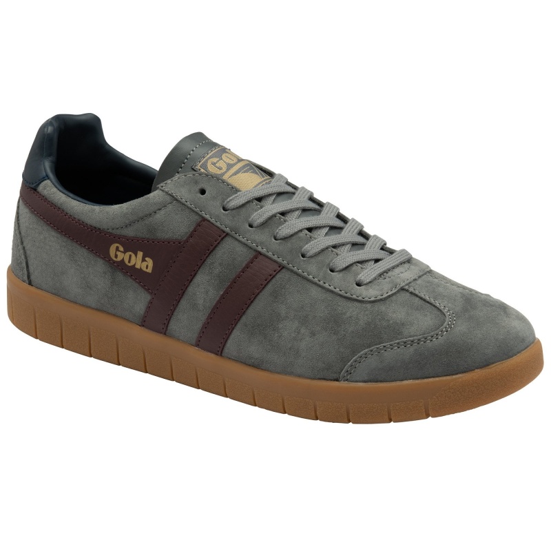 Basket Gola Classics Daim Homme Grise | 0214-RDEMP