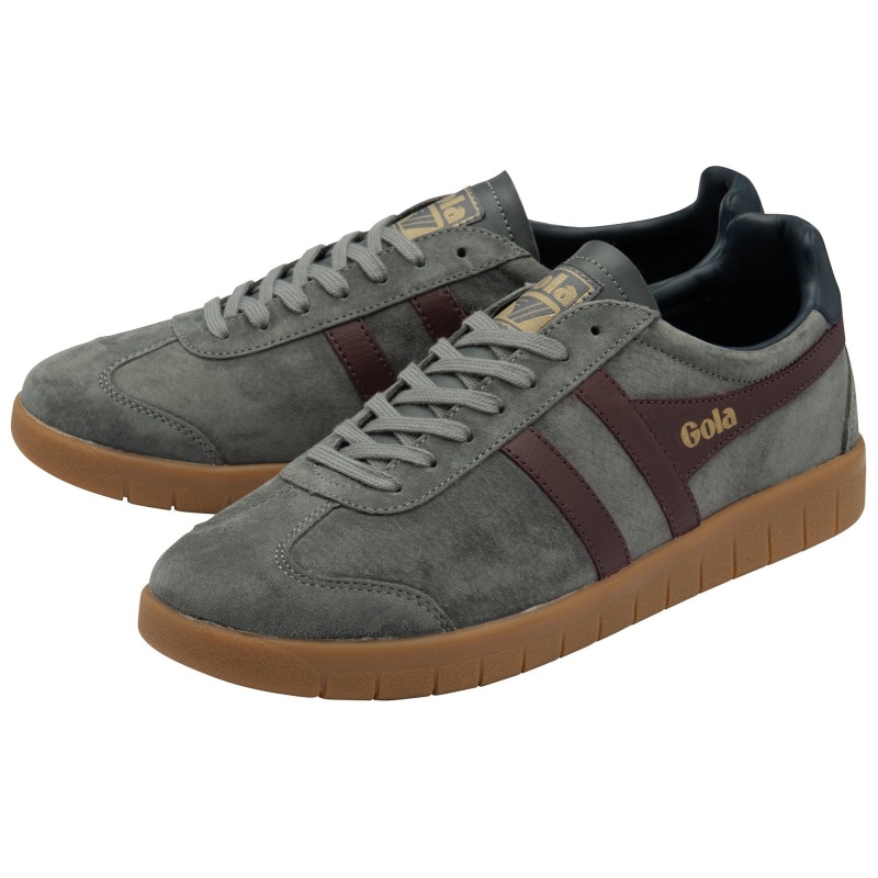 Basket Gola Classics Daim Homme Grise | 0214-RDEMP