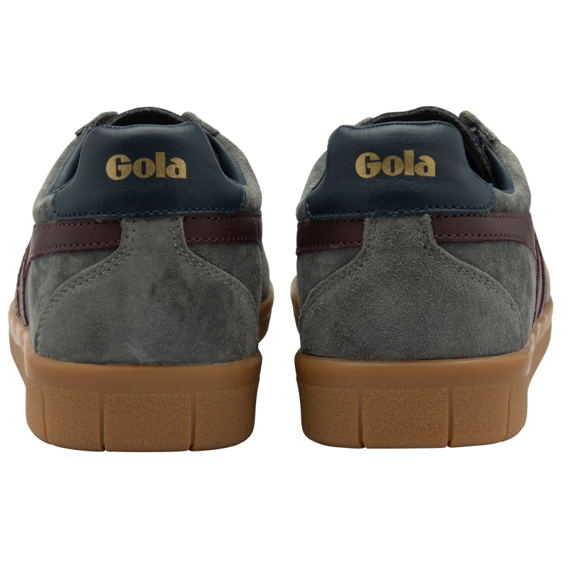 Basket Gola Classics Daim Homme Grise | 0214-RDEMP