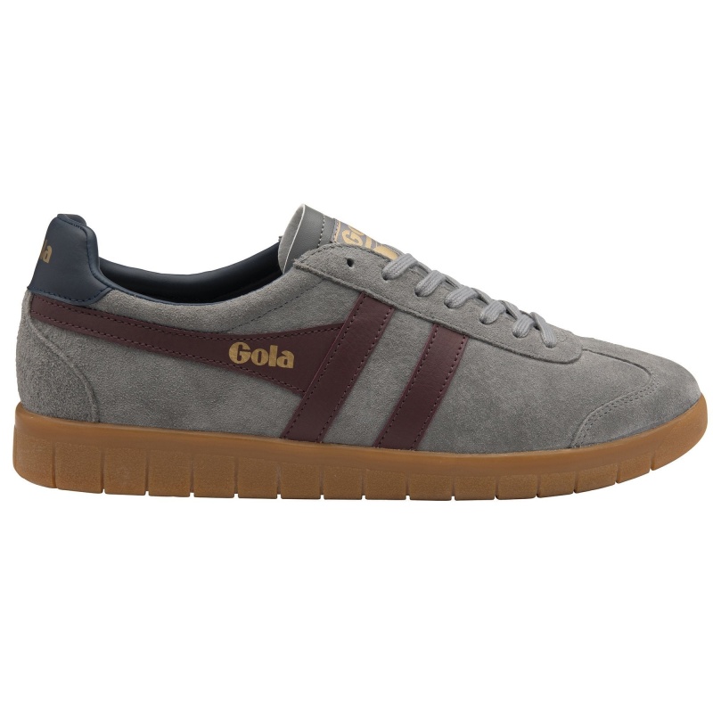 Basket Gola Classics Daim Homme Grise | 0214-RDEMP