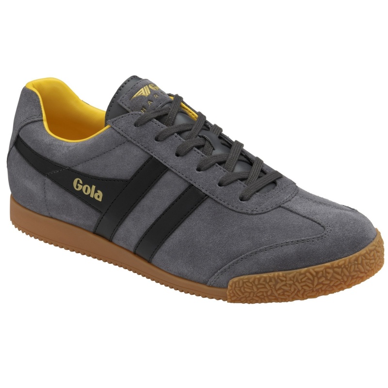 Basket Gola Classics Daim Homme Grise | 0869-JVHOK