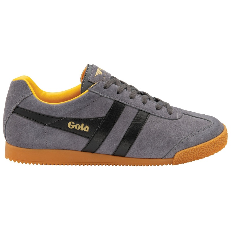 Basket Gola Classics Daim Homme Grise | 0869-JVHOK