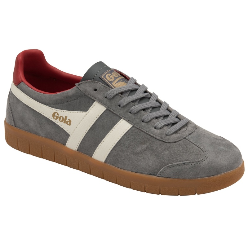 Basket Gola Classics Daim Homme Grise | 8407-FXGYC