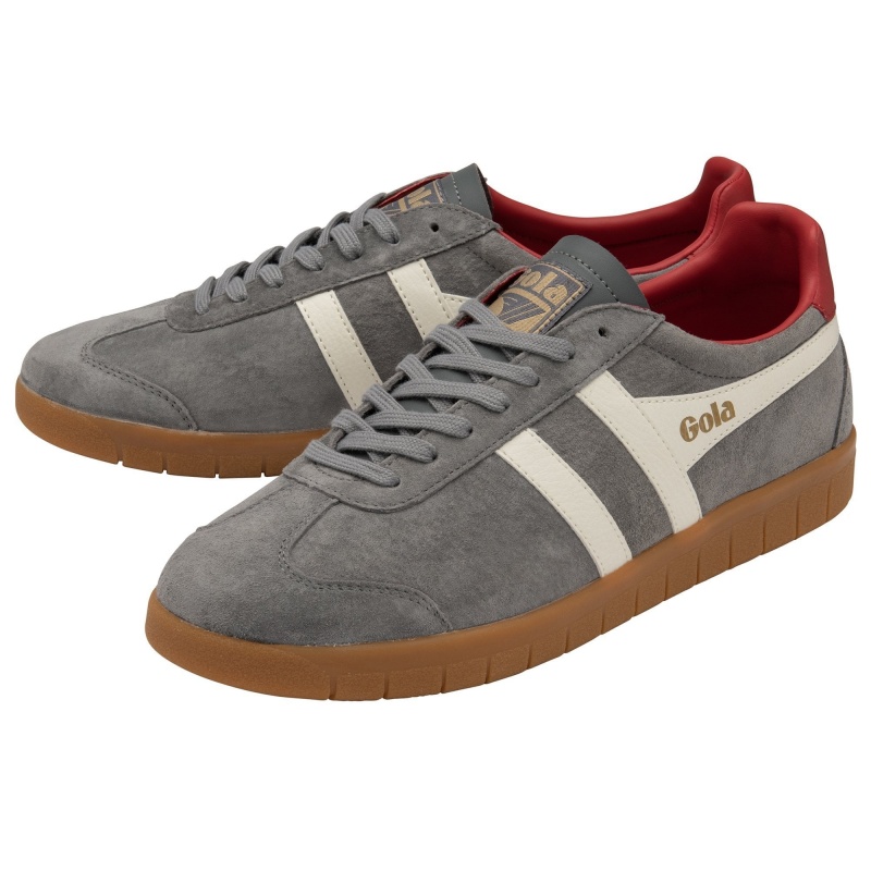 Basket Gola Classics Daim Homme Grise | 8407-FXGYC