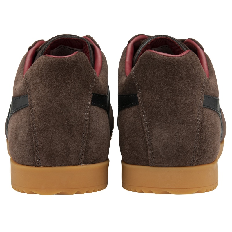 Basket Gola Classics Daim Homme Marron Foncé | 3076-KYTEW