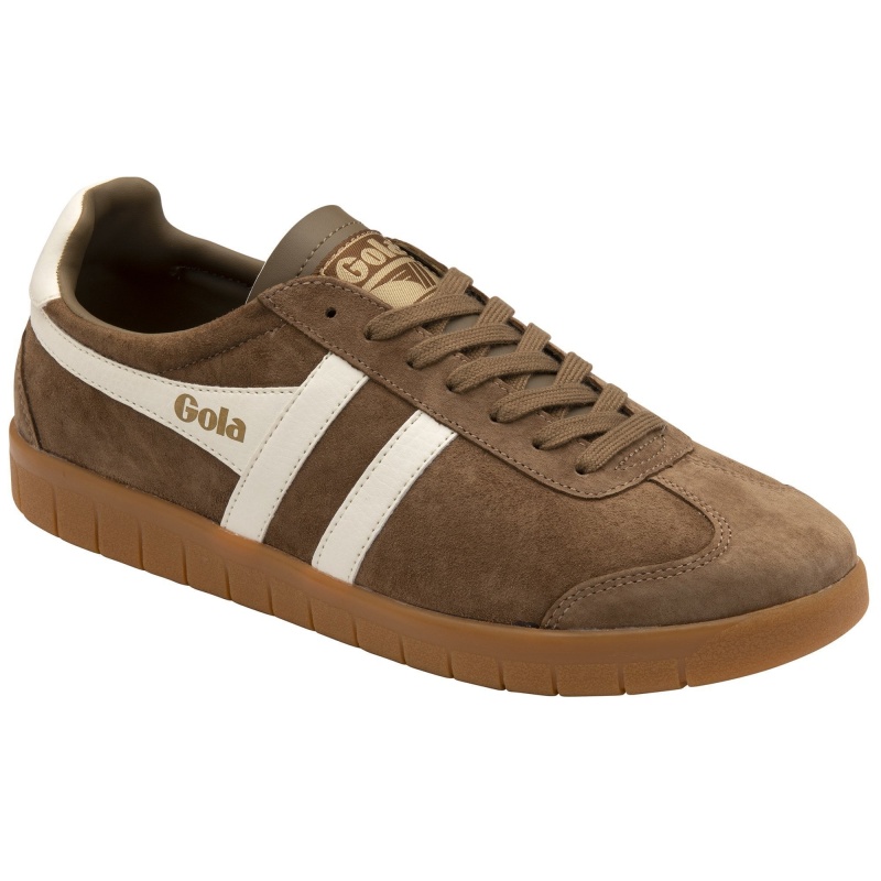 Basket Gola Classics Daim Homme Marron | 3762-BSZGM