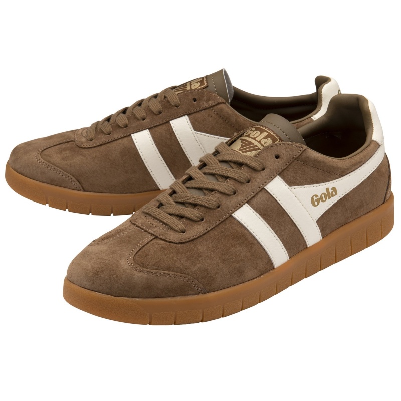 Basket Gola Classics Daim Homme Marron | 3762-BSZGM