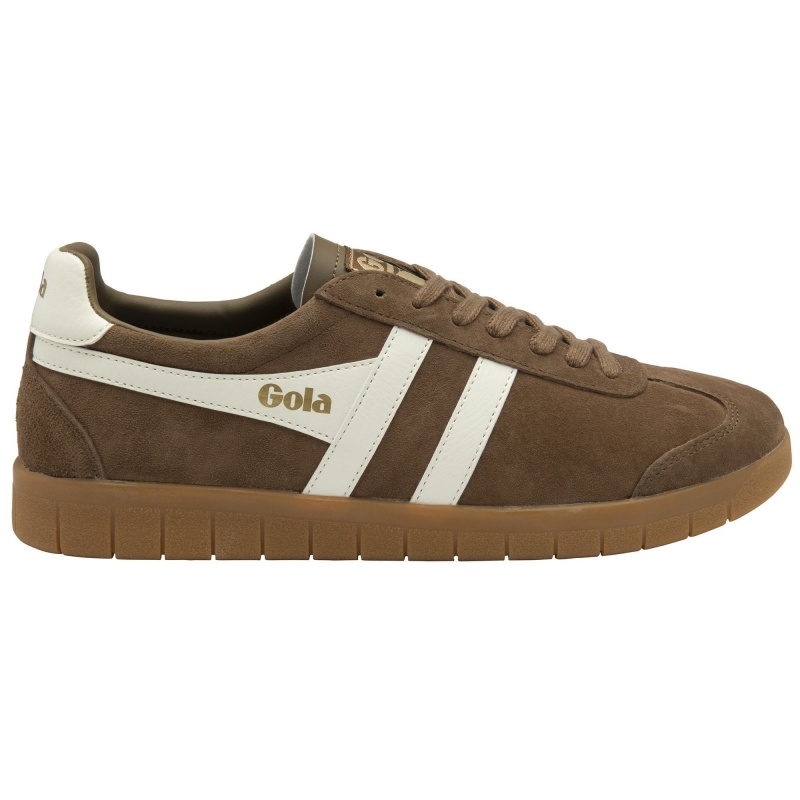 Basket Gola Classics Daim Homme Marron | 3762-BSZGM