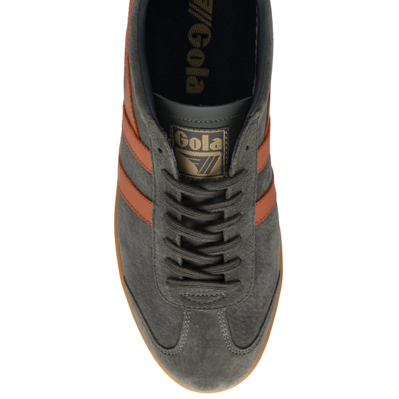 Basket Gola Classics Daim Homme Orange | 0851-KMNBV