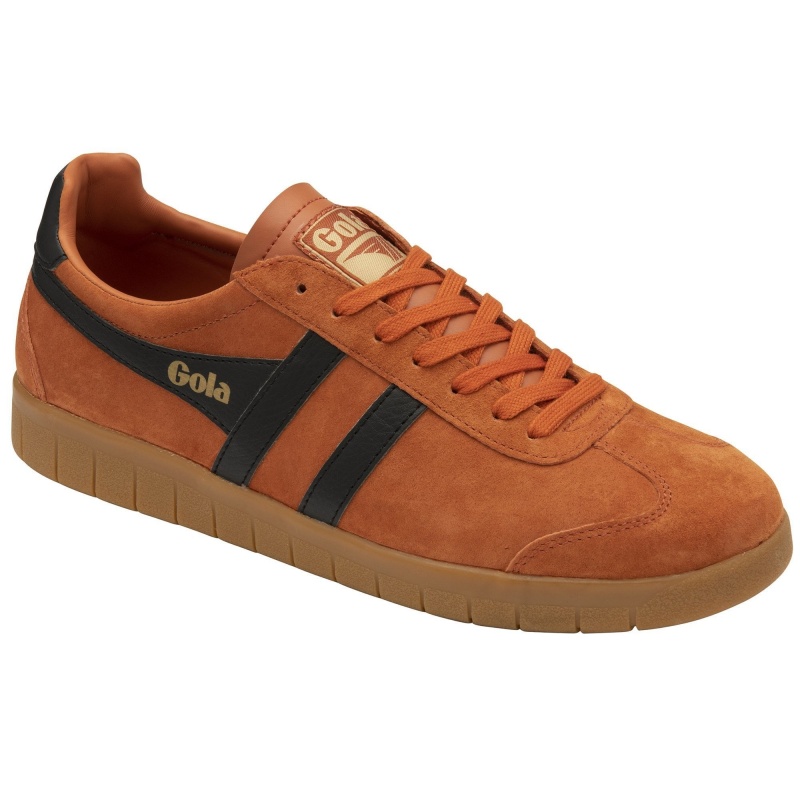 Basket Gola Classics Daim Homme Orange | 4560-DPQNG