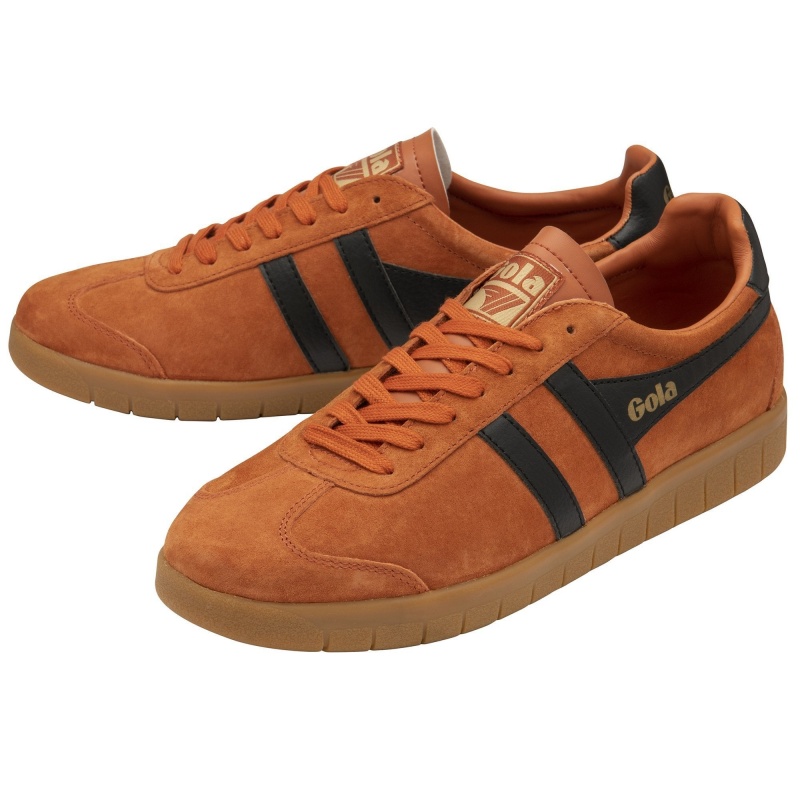 Basket Gola Classics Daim Homme Orange | 4560-DPQNG