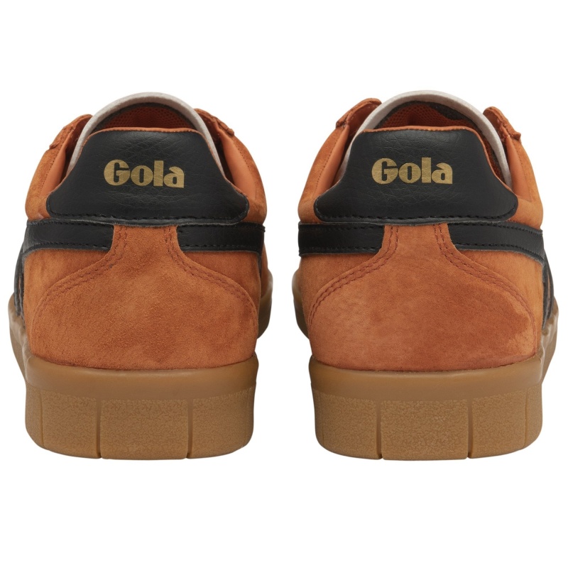 Basket Gola Classics Daim Homme Orange | 4560-DPQNG