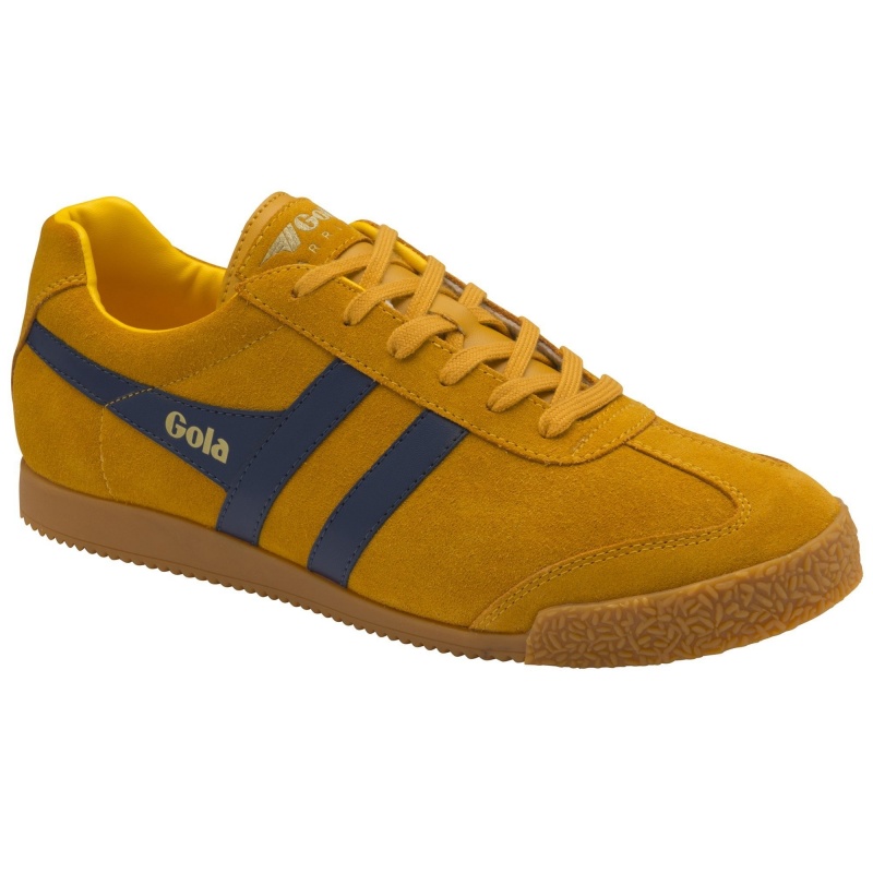 Basket Gola Classics Daim Homme Orange | 4027-GFWDT