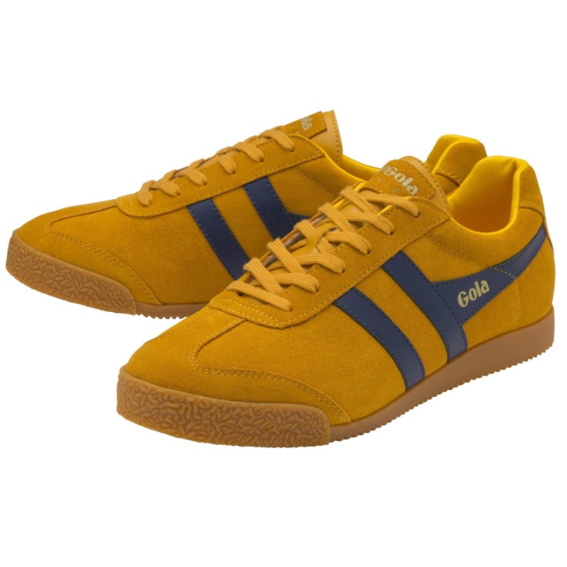 Basket Gola Classics Daim Homme Orange | 4027-GFWDT