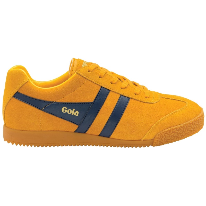 Basket Gola Classics Daim Homme Orange | 4027-GFWDT