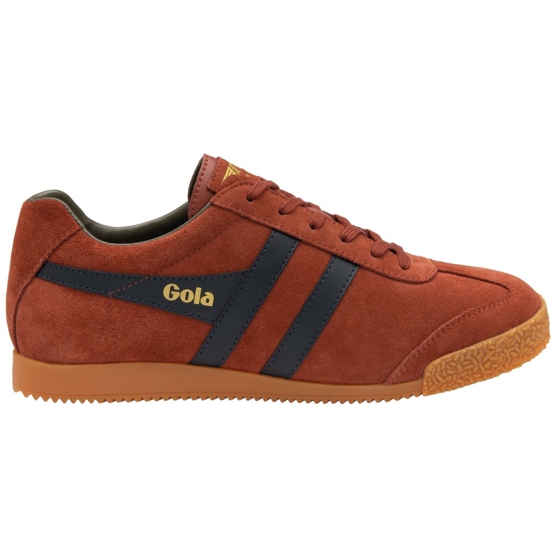 Basket Gola Classics Daim Homme Rouge | 4376-UOKPY