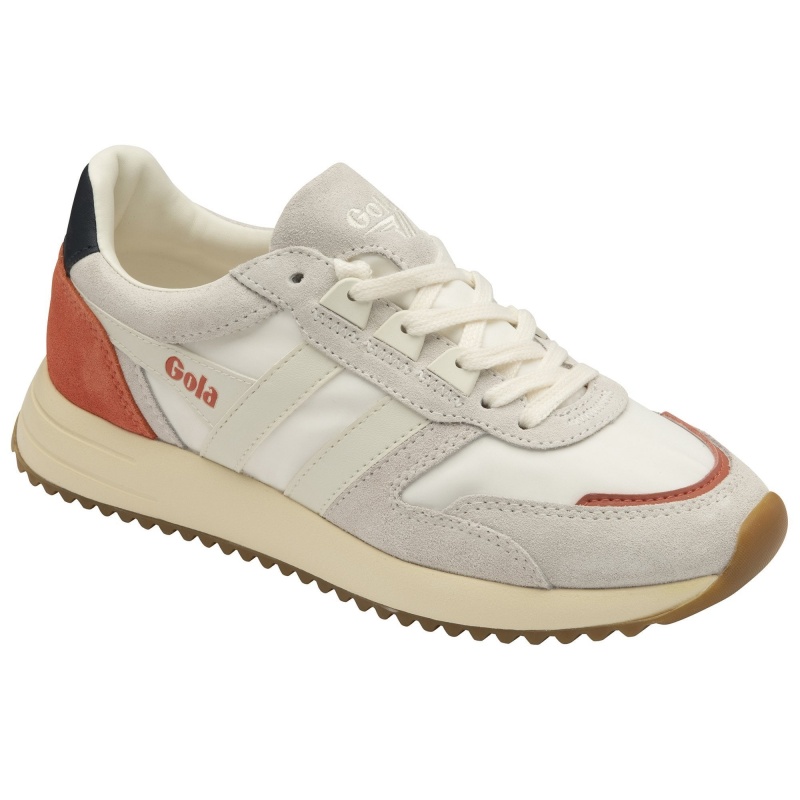 Basket Gola Classics Femme Blanche | 0815-GTWYJ