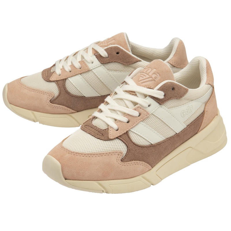 Basket Gola Classics Femme Blanche | 0941-ORTAL