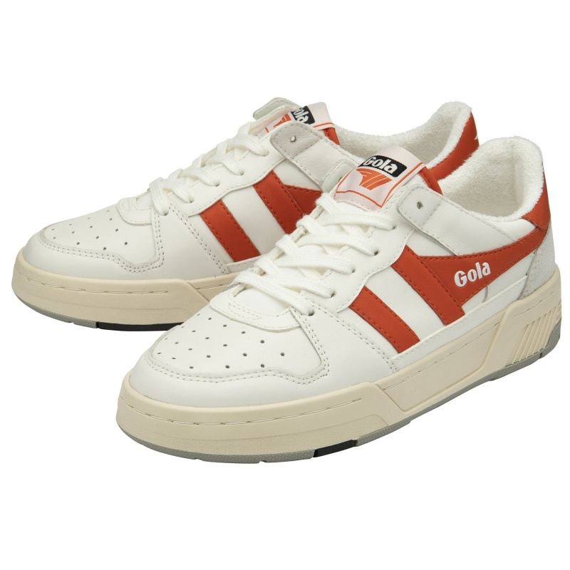 Basket Gola Classics Femme Blanche | 2863-PWAEJ