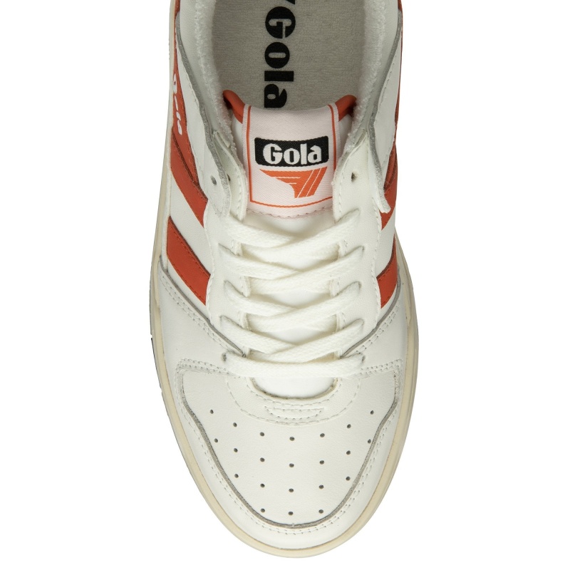 Basket Gola Classics Femme Blanche | 2863-PWAEJ