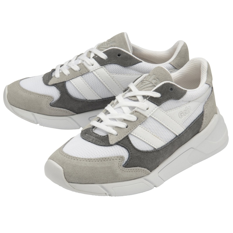 Basket Gola Classics Femme Blanche | 4731-SMVTD