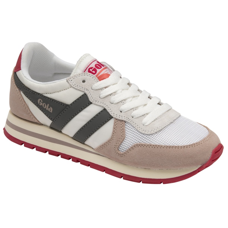 Basket Gola Classics Femme Blanche | 5720-JCQMP