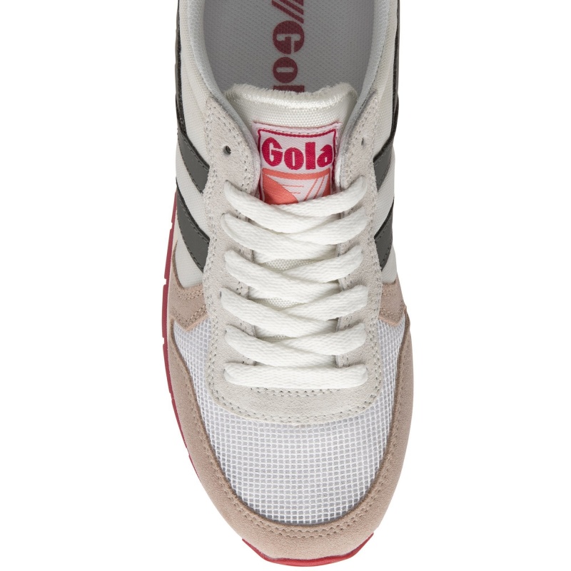 Basket Gola Classics Femme Blanche | 5720-JCQMP