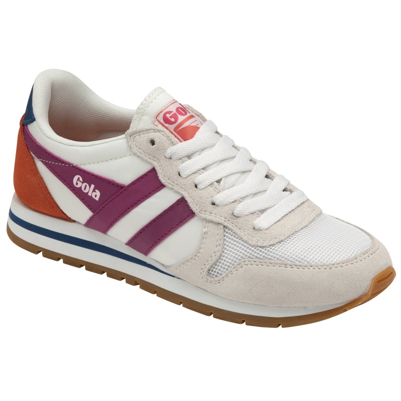 Basket Gola Classics Femme Blanche | 6357-PGXDR