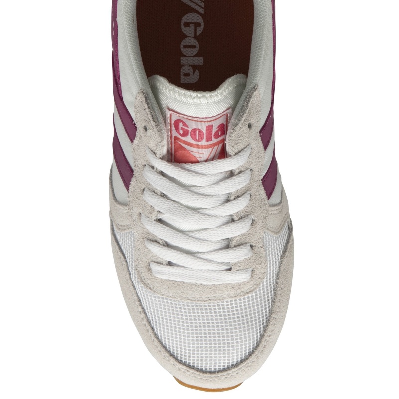 Basket Gola Classics Femme Blanche | 6357-PGXDR