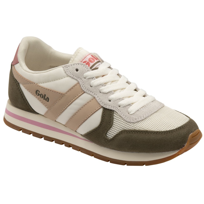 Basket Gola Classics Femme Blanche | 7204-WHBIE