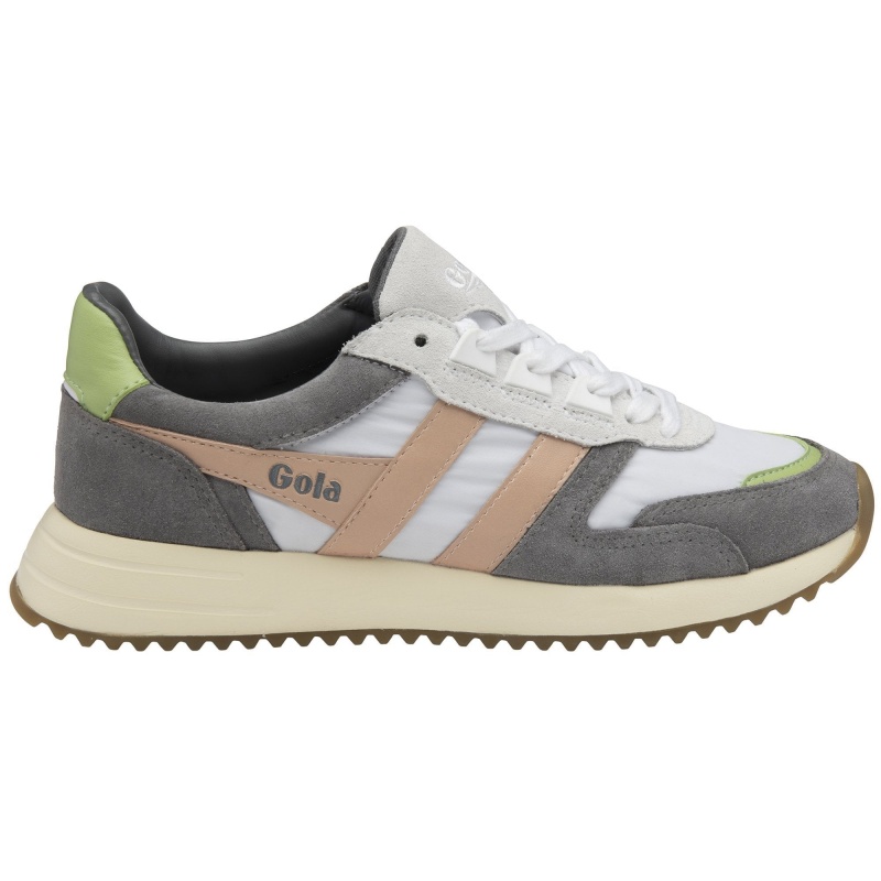 Basket Gola Classics Femme Blanche | 7810-KAHUQ