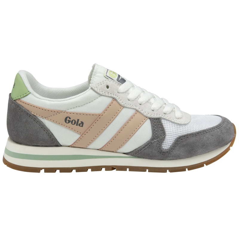 Basket Gola Classics Femme Blanche | 9674-CBYGI